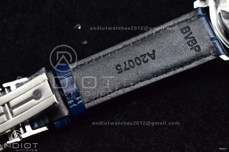 A69355 Leather ZF Dial White 1:1 on Best Blue Portuguese Strap IW371620 Edition Blue Chrono 1115